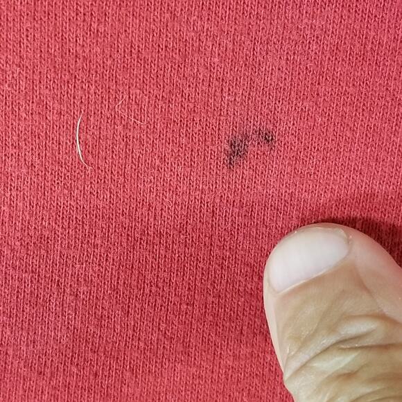 Tom and Jerry sweatpants lounge pants women's large red Pockets fleece flawed - Picture 5 of 12